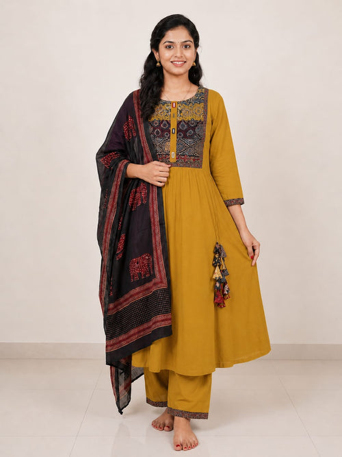 Aarushi - Anarkali Flare Kurta Pant Set