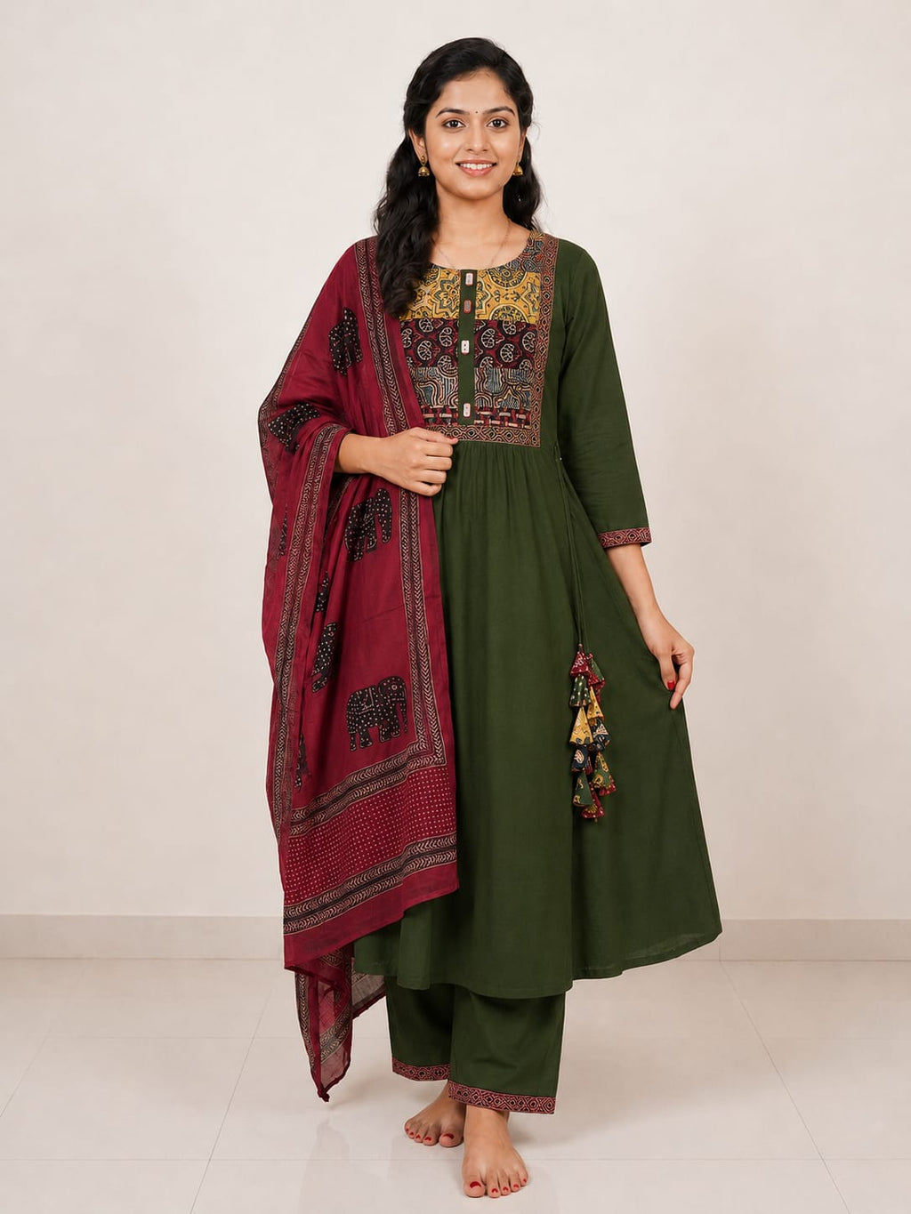 Aarushi - Anarkali Flare Kurta Pant Set