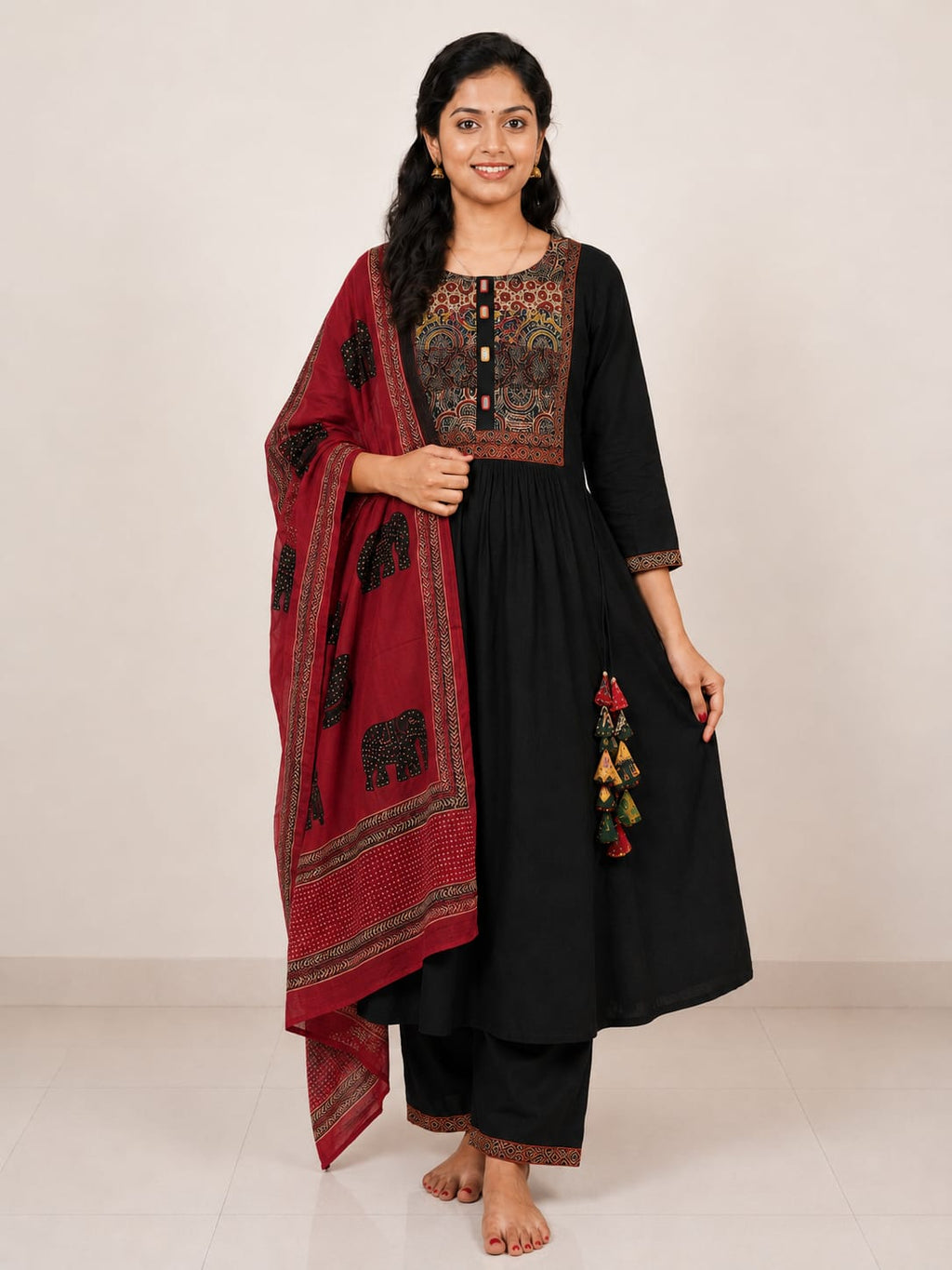 Aarushi - Anarkali Flare Kurta Pant Set