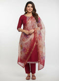 Abirami - Straight Kurta Suit Set Color
