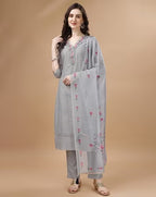 Aishwarya - 3-SetLuxury Schiffli Cotton Lawn Suit