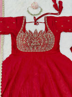 Lotus Anarkali with Dupatta