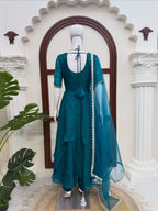 Lotus Anarkali with Dupatta