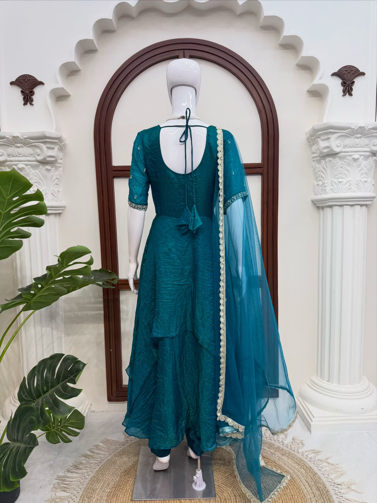 Lotus Anarkali with Dupatta