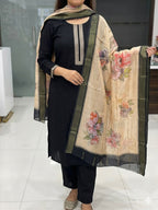 Aarti - 3 Set Kurta dupatta Pant with Pocket
