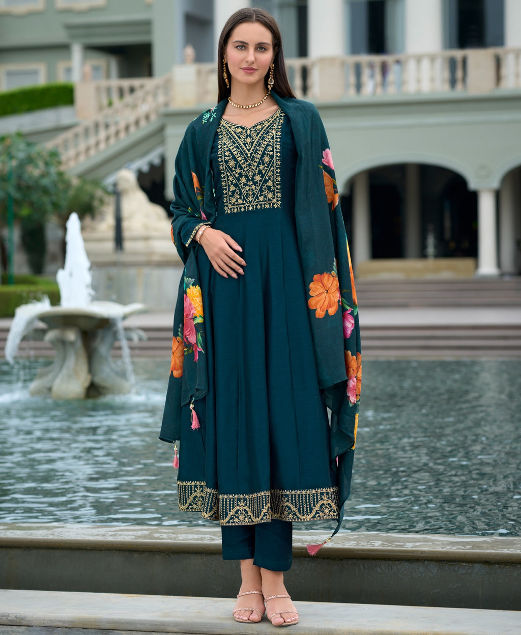 Aadhya - Ethnic Anarkali Suit Set