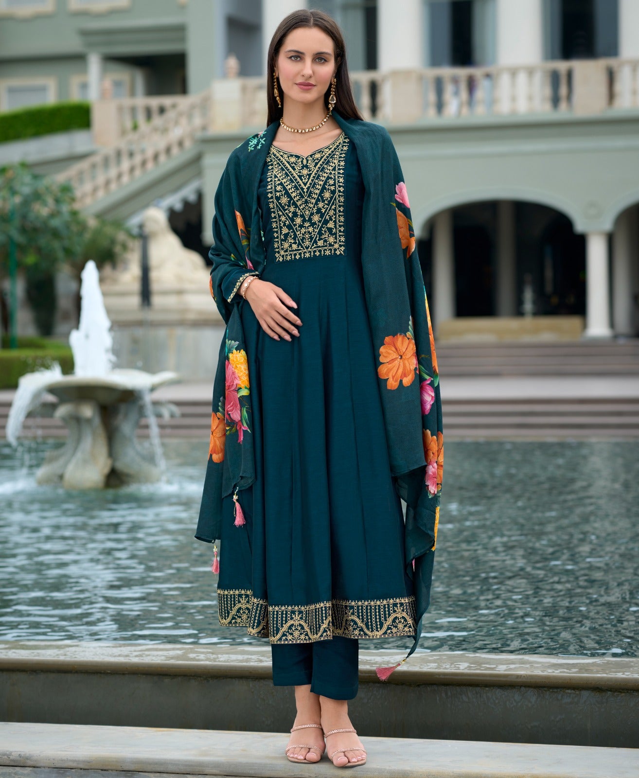 Aadhya - Ethnic Anarkali Suit Set