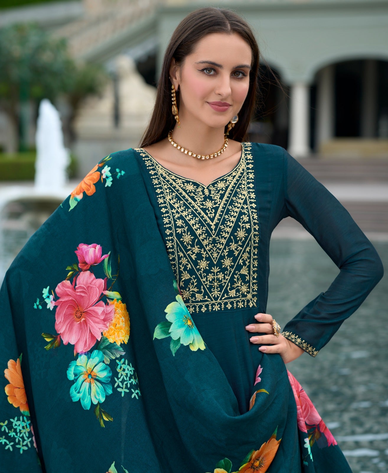 Aadhya - Ethnic Anarkali Suit Set