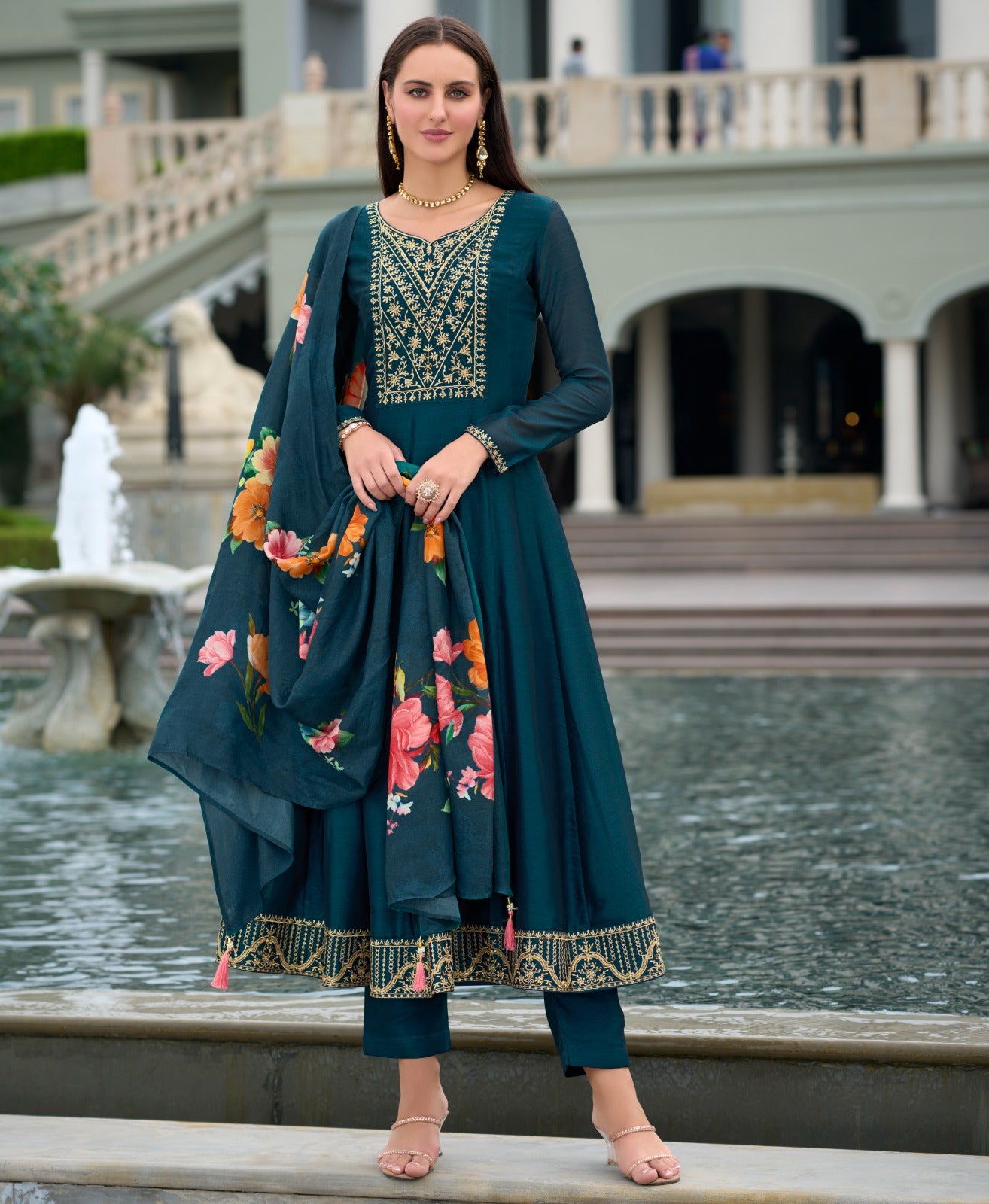 Aadhya - Ethnic Anarkali Suit Set