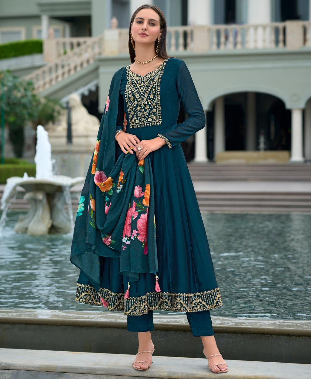 Aadhya - Ethnic Anarkali Suit Set