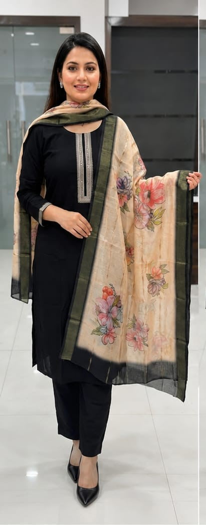 Aarti - 3 Set Kurta dupatta Pant with Pocket