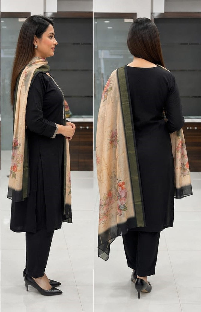 Aarti - 3 Set Kurta dupatta Pant with Pocket