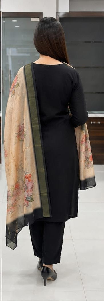 Aarti - 3 Set Kurta dupatta Pant with Pocket
