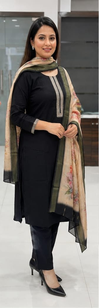 Aarti - 3 Set Kurta dupatta Pant with Pocket