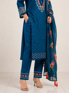 Aadhya - 3 Set Designer Kurta, Dupatta, Pant with Pocket
