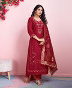 Saanvi - Traditional Indian Kurta Suit Set