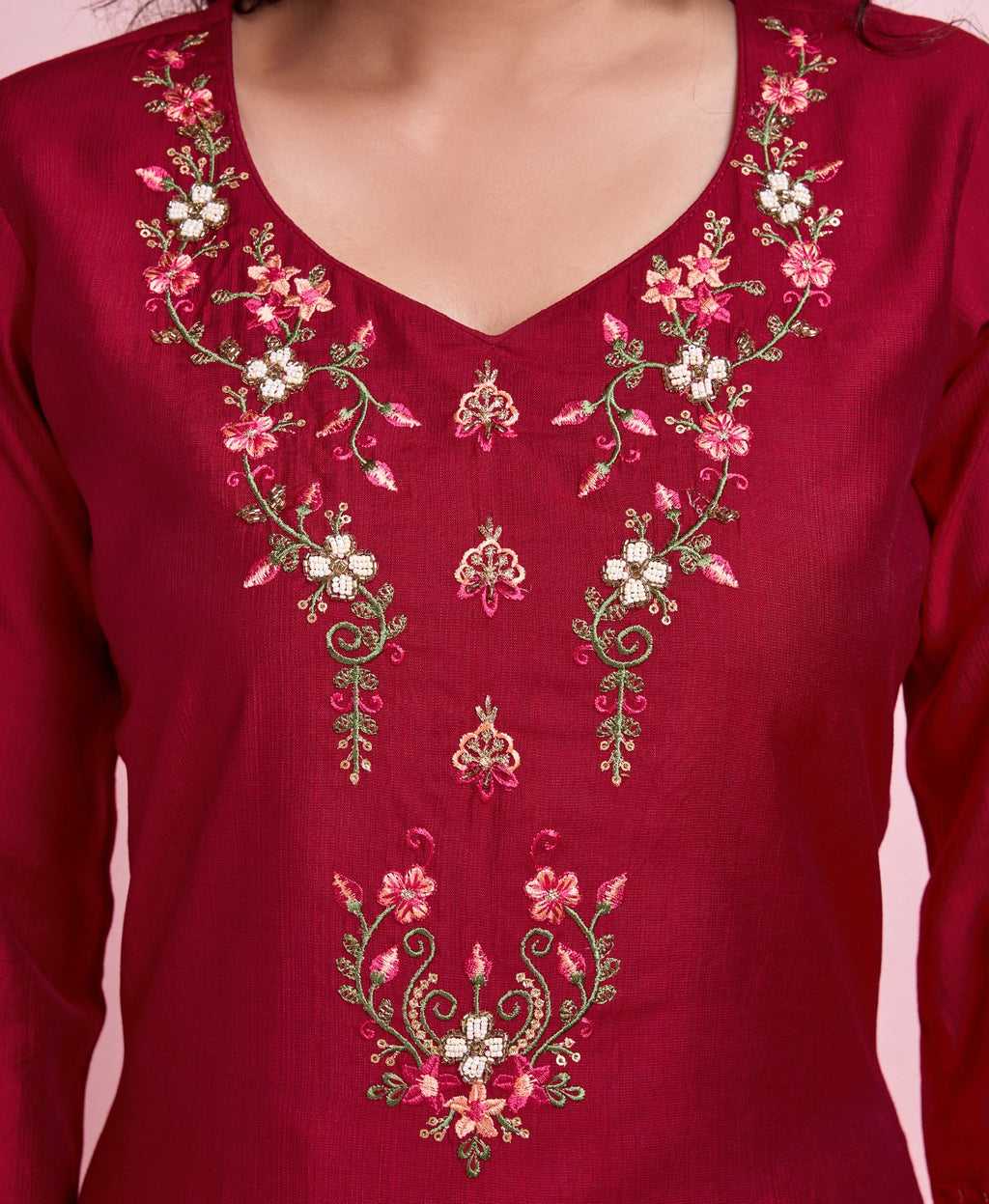 Saanvi - Traditional Indian Kurta Suit Set